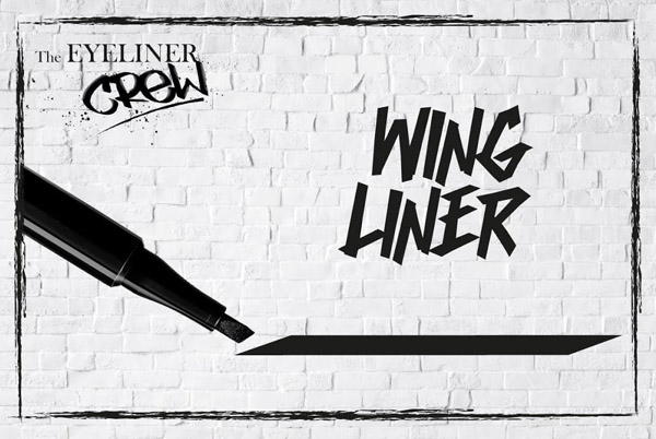wing liner, l'eyeliner con la punta angolata
