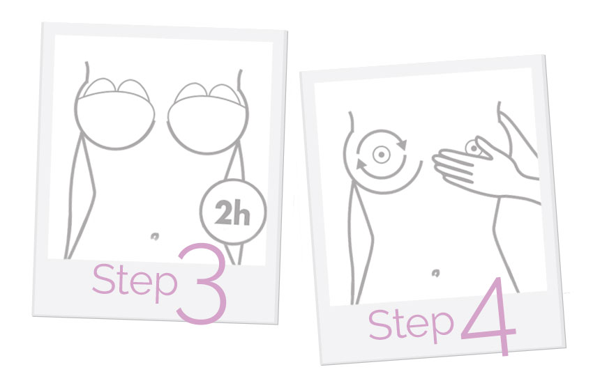 maschera Seno Volumizzante Rassodante step 3-4 come rassodare il seno step 3-4